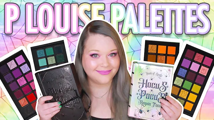 P. LOUISE HOCUS POCUS REGAIN FOCUS & DROPLET OF MAGIC PALETTE BEAUTY TRY ON