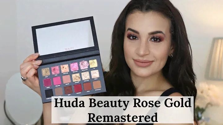 Huda Beauty Rose Gold Remastered Palette | Review and Tutorial