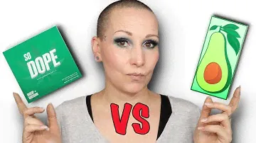 SO DOPE (Makeup Obsession)🌿 🆚 🥑 The Tasty AVOCADO (I Heart Revolution) | Swatched side by side
