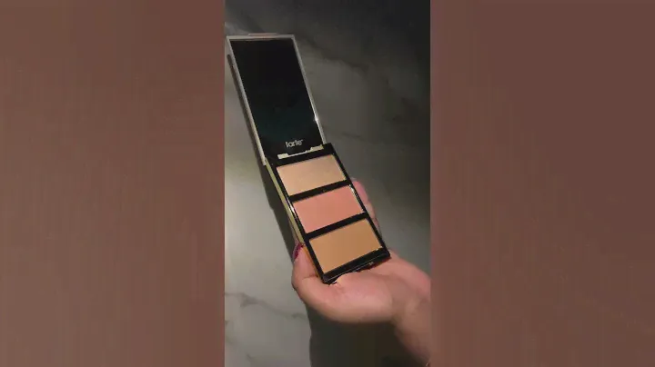 Elevate your glow with the Tarte Blush and Highlighter Palette