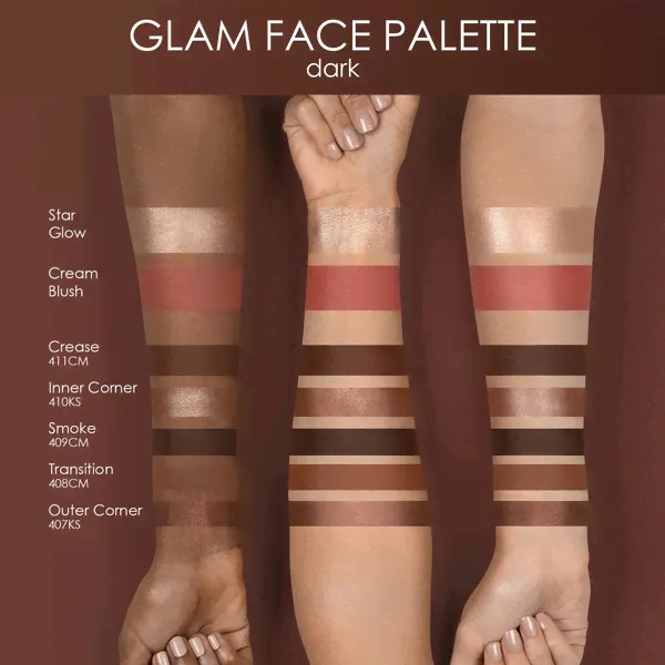 GLAM FACE PALETTE Палетка для макияжа лица-1