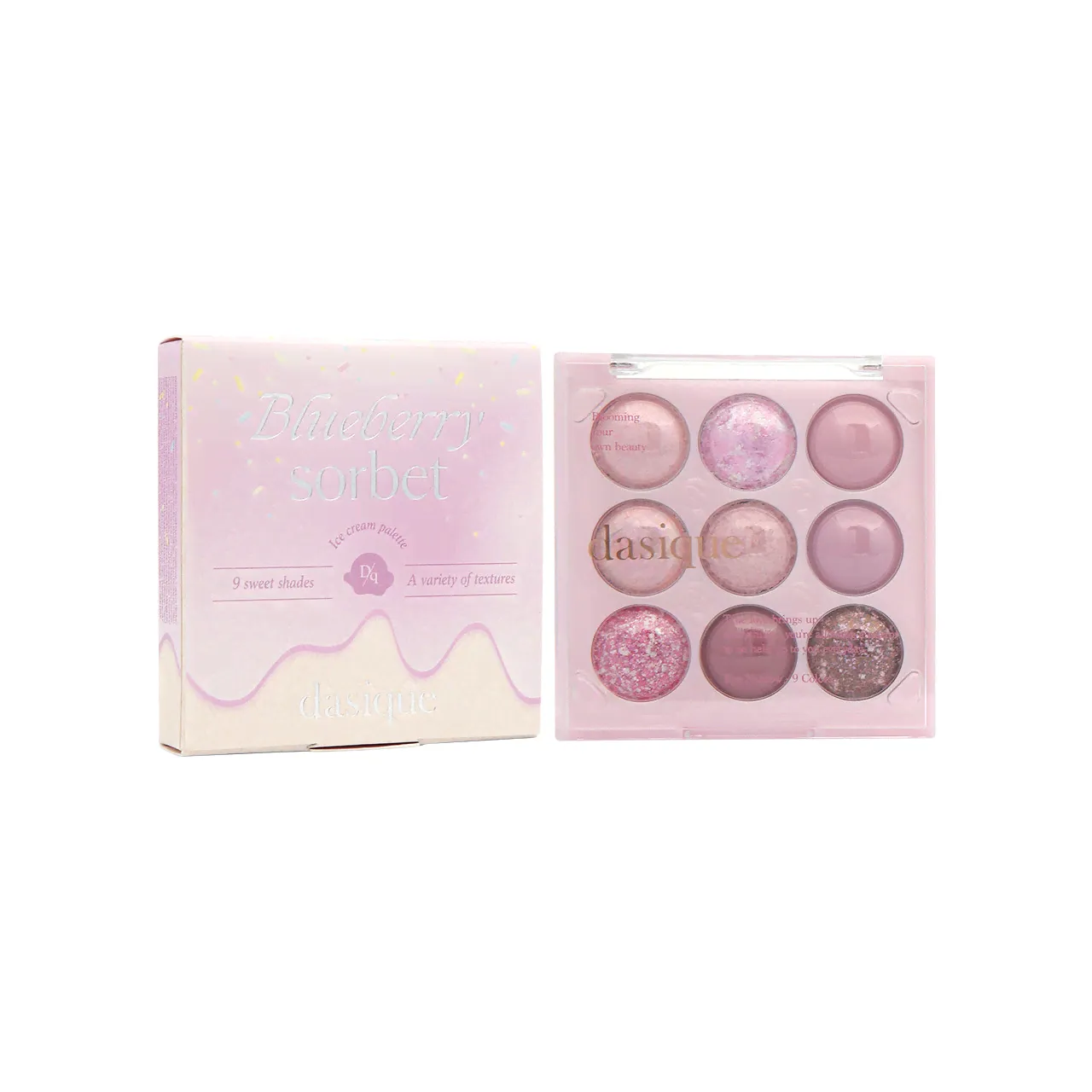Dasique Vegan Shadow Ice Cream Palette #20 Bluberry Sorbet 13g-0