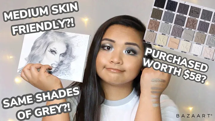 JEFFREE STAR CREMATED PALETTE I 2 EYE LOOKS, SWATCHES, AND REVIEW