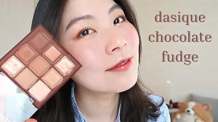 dasique chocolate fudge shadow palette | first impression