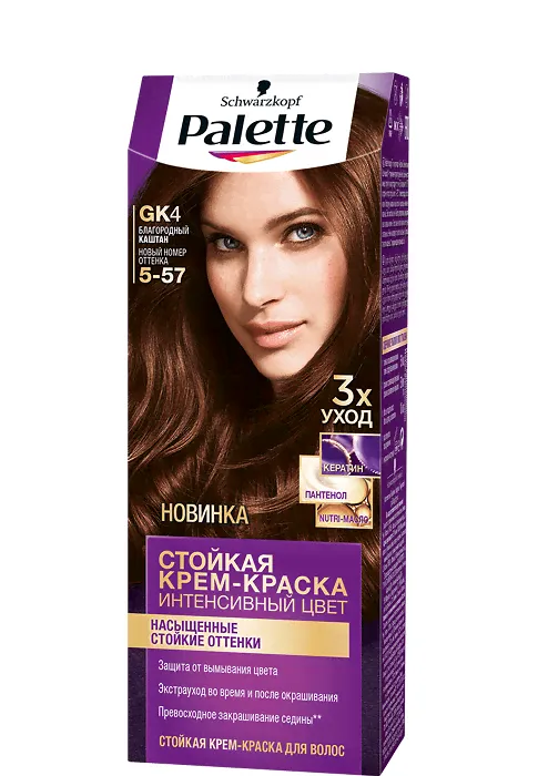 Palette Благородный каштан 50мл кар/п (GK4)-0