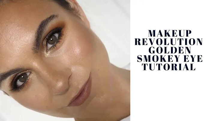 Bronze eye makeup using Makeup Revolution Colour Palette