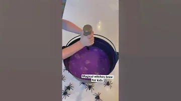 Magical witches brew activity for kids. Perfect for Halloween parties or after school￼