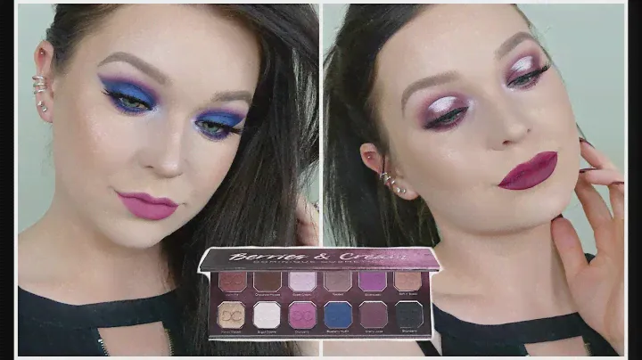 2 looks 1 Palette | Dominique Cosmetics Berries & Cream | New Years!