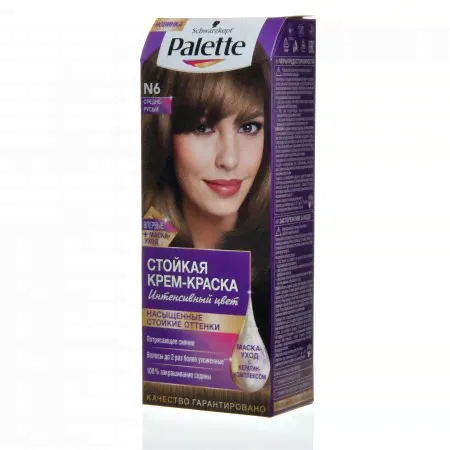 Крем-краска для волос PALETTE стойкая N6 Средне-русый
