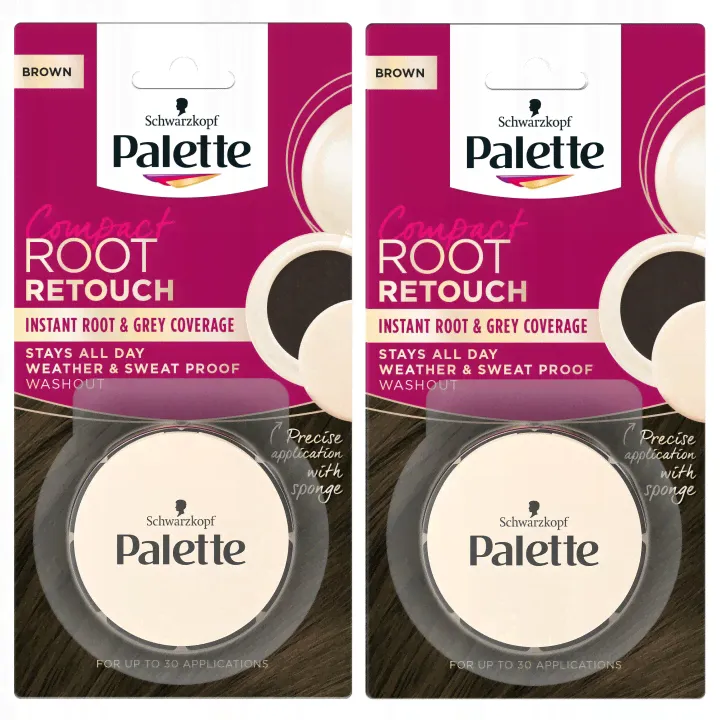 Palette Root Retouch Маскировка отросших корней-Коричневый 2x3g