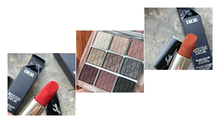 New Dior Backstage 002 Smoky Essentials 2024/ New Dior Rouge lipsticks swatches