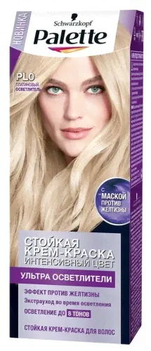 Крем-краска Palette Платиновый осветлитель для волос тон PL0, 110мл-0