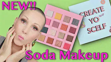 NEW! SODA MAKEUP | Create Yo Scelf Palette | 1st Impression & Swatches