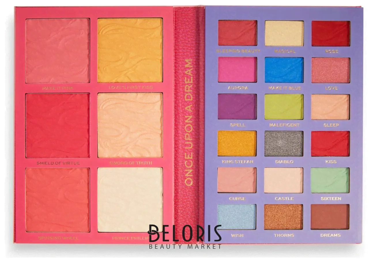 I Heart Revolution Палетка для макияжа Disney Fairytale Books Palette Sleeping Beauty-1