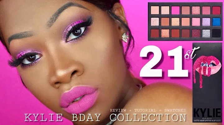 KYLIE 21 BIRTHDAY COLLECTION Review + Tutorial + Swatches | Maya Galore