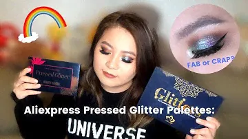FAB OR CRAP | REVIEW: Aliexpress pressed glitter palettes