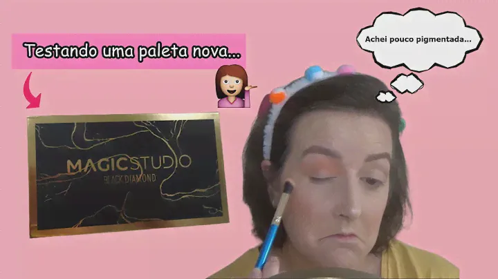 Testando a paleta BLACK DIAMOND da MAGIC STUDIO