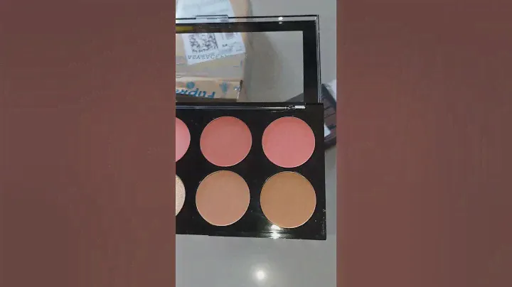 Mars Matte Blusher,Highlighter And Contour Palette.