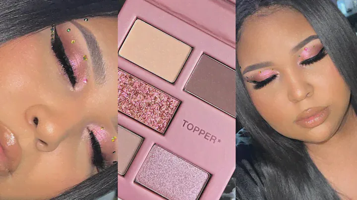 Soft Valentines Glam Makeup W Rhinestones | NEW Sephora Collection Mini Palette