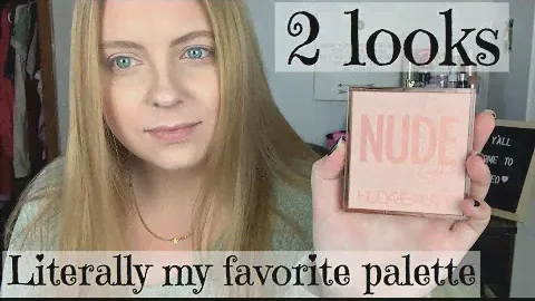 Huda Beauty Nude Light Obsessions Palette | 2 Looks Perfect For Everyday | Connor Krystyn