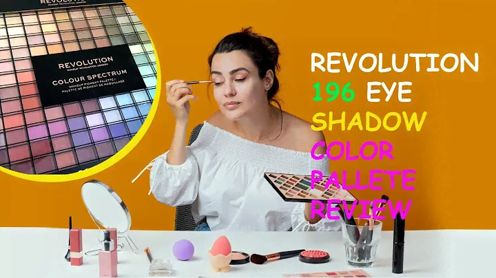 REVOLUTION 196 EYESHADOW COLOR PALLETE REVIEW