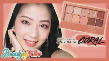 ULTIMATE MONOLID TUTORIAL ft Clio Professional Pro Eye Palette in Coral Talk | Beauty by Tellie