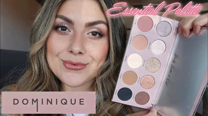 NEW Dominique Cosmetics Essential palette | review, eye look and honest thoughts 🤔
