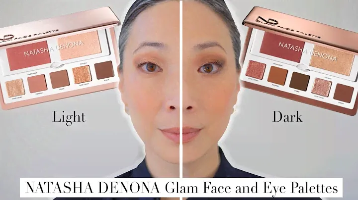 NATASHA DENONA Glam Face and Eye Palettes - LIGHT AND DARK!