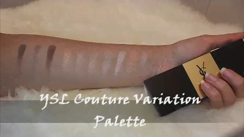 YSL Couture Variation Palette | SWATCH VIDEO
