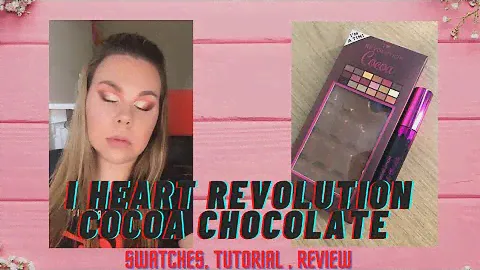 I HEART REVOLUTION COCOA PALETTE | swatches, tutorial, review