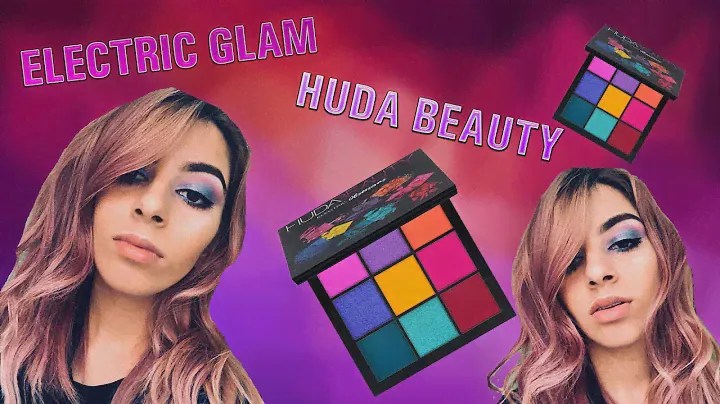 ELECTRIC GLAM💜 HUDA BEAUTY ELECTRIC OBSESSIONS PALETTE💜