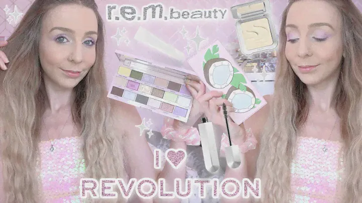 TESTING R.E.M BEAUTY & TASTY COCONUT PALETTE I HEART REVOLUTION 🥥