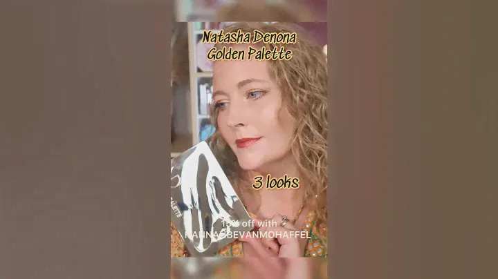 Natasha Denona GOLDEN EYESHADOW PALETTE  3 looks