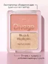 Палетка для лица Divage 01 blush/highlighter duo face palette 4680245026780