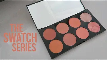 MAKE UP REVOLUTION BLUSH PALETTE | THE SWATCH SERIES