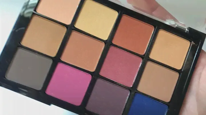 Viseart Neutral Mattes Milieu Eyeshadow Palette Swatches