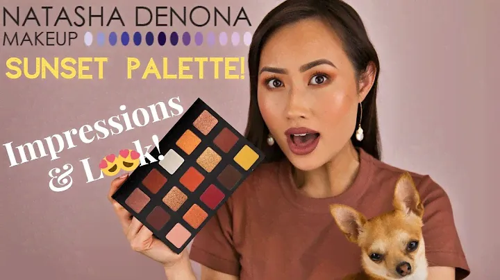 Natasha Denona Sunset Palette Swatches | Sarah Enn