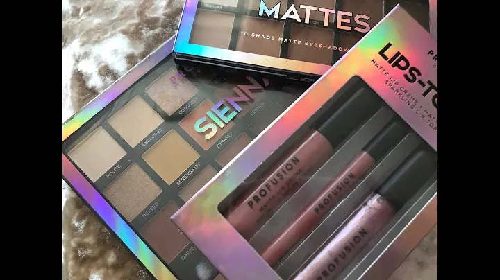Testing New Makeup / Profusion Cosmetics