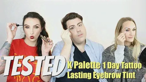 НОВОСТИ КРАСОТЫ ИСПЫТАНЫ - K Palette Стойкий тинт для бровей на 1 день Tattoo