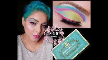 Maquillaje tonos pastel de Palette Sweet Delights MOIRA