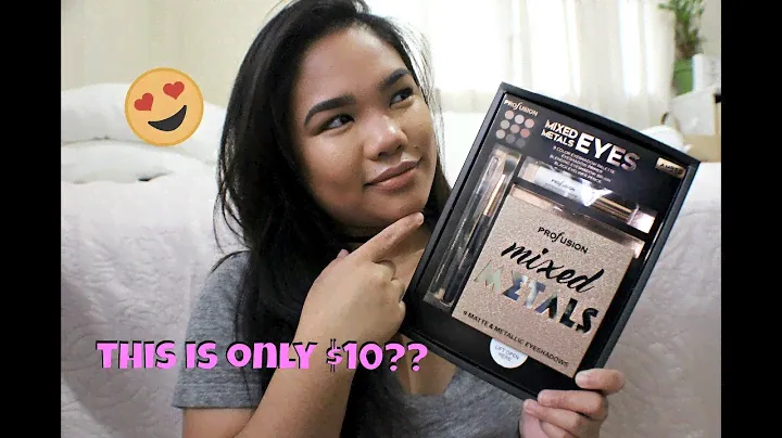 Profusion Mixed Metals-Amber Eyeshadow Palette | First Impression/Review