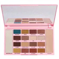 REVOLUTION Палетка теней и хайлайтеров Eyeshadow & Highlighter Palette Kisu