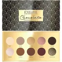 Палетка теней для век Eveline Chocolate Eyeshadow Palette, 10 оттенков, 10 г