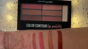 Maybelline New York Color Contour lip palette