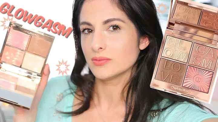New Charlotte Tilbury Glowgasm Palette Try on, Demo and Review of Lightgasm