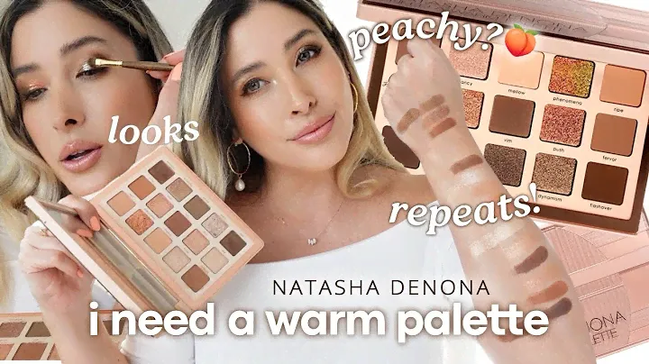 NATASHA DENONA I NEED A WARM PALETTE 🍑 2 LOOKS ✨ SWATCHES, LOTS OF COMPARISONS & DETAILED REVIEW 😉