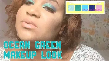 Ocean Green Makeup Look|  Natasha Denona Tropic Mini