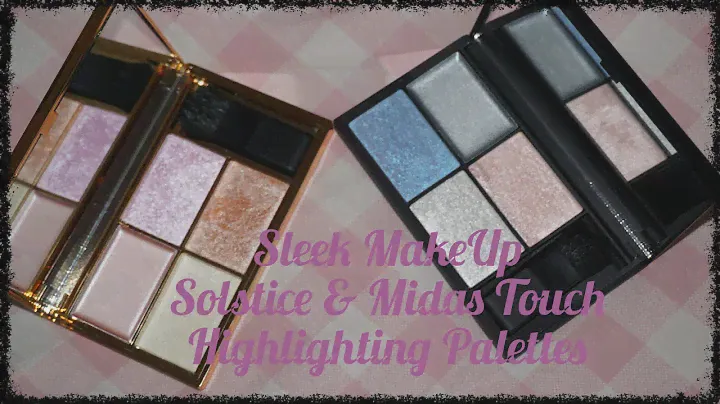 REVIEW: Sleek MakeUp Solstice & Midas Touch highlighting palettes
