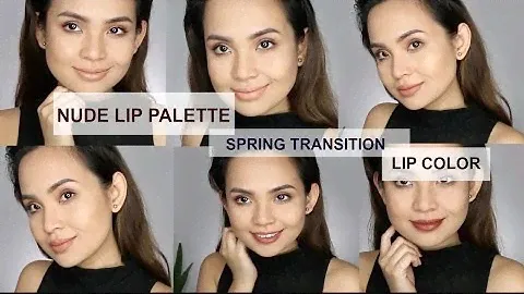 NYX PRO LIP CREAM PALETTE SWATCHES| Awesome Winter To Spring Transition Colors