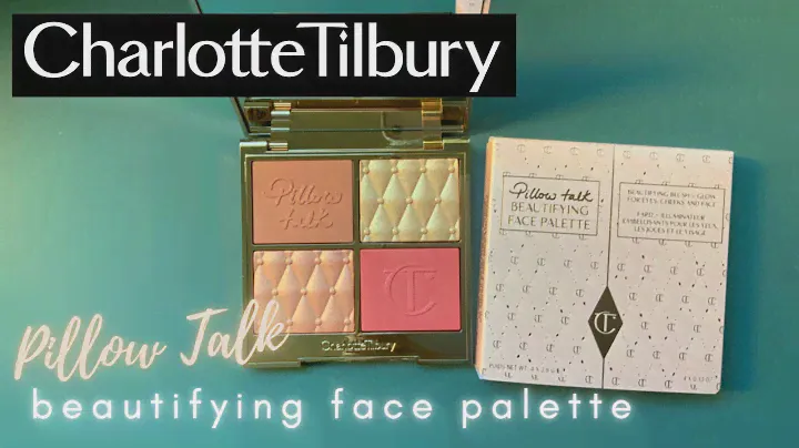 CHARLOTTE TILBURY Pillow Talk Beautifying face palette Fair/Medium swatches